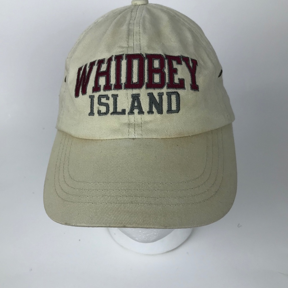 Whibdey Island Baseball Cap Hat Tan Adjustable